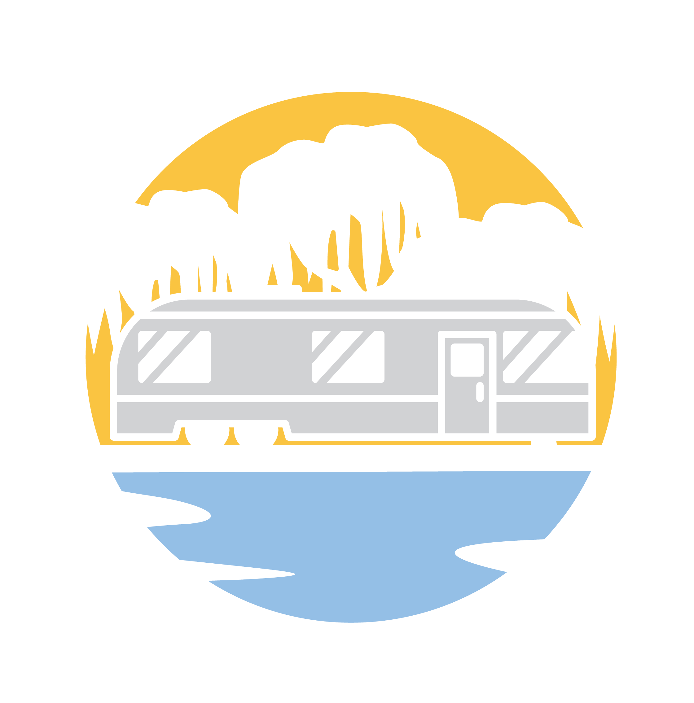 willow lake campground logo icon