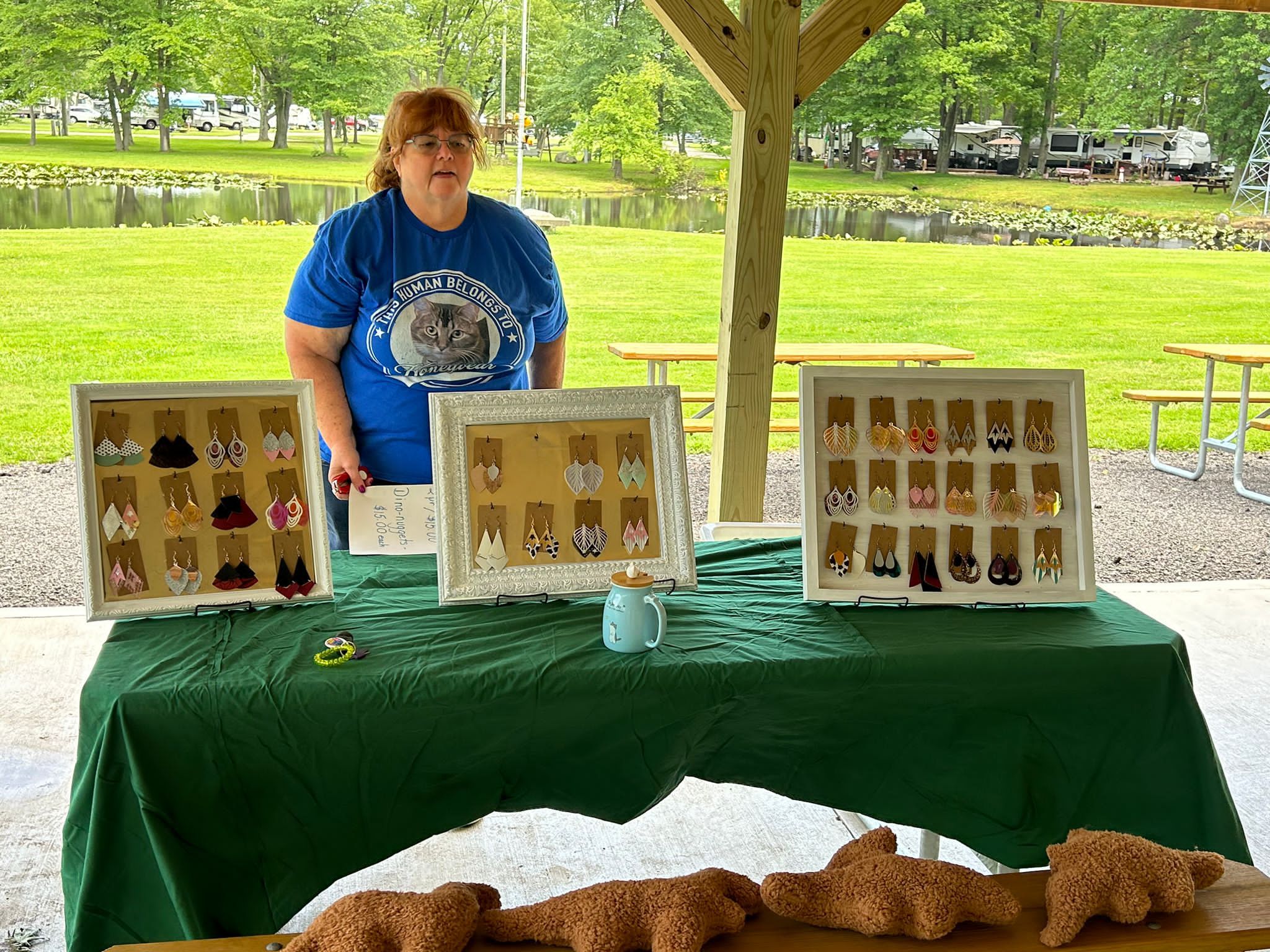 craft demonstration at willow lake campground
